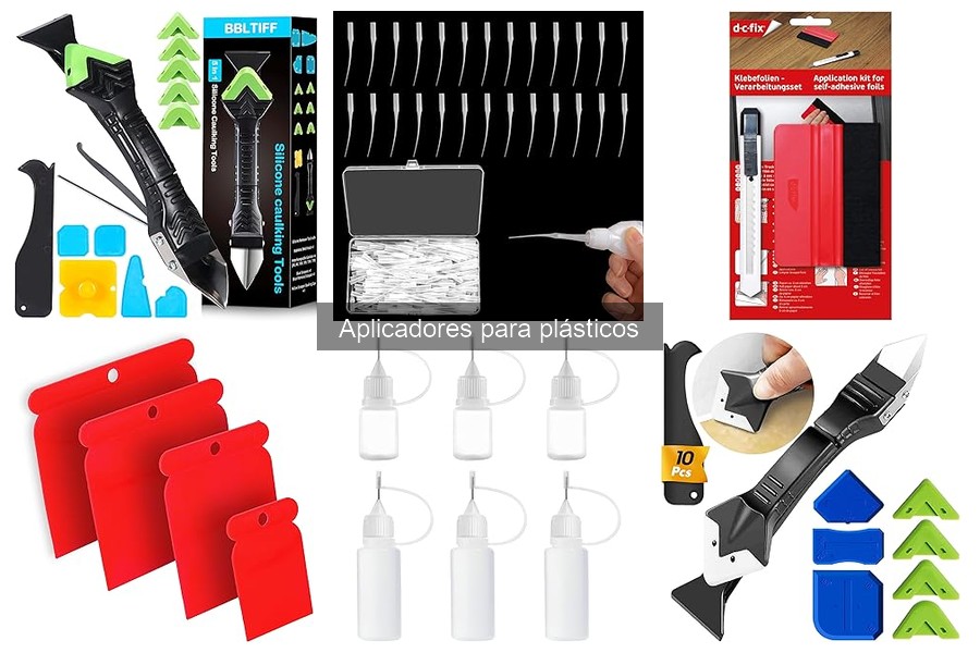 Tipos de aplicadores para plásticos: guía completa
