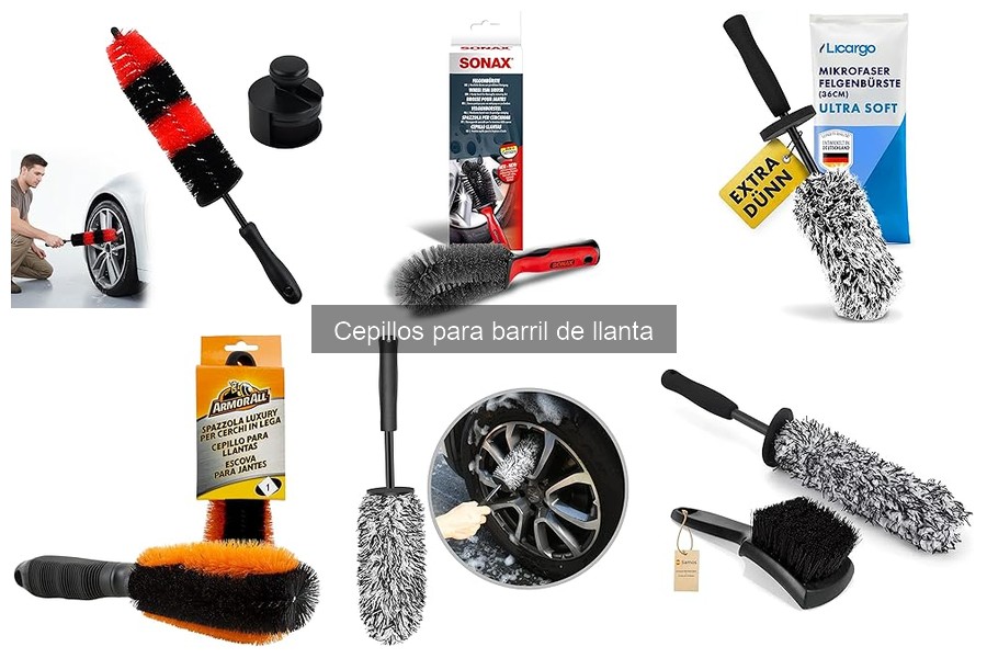 Tipos de cepillos para barril de llanta: guía completa