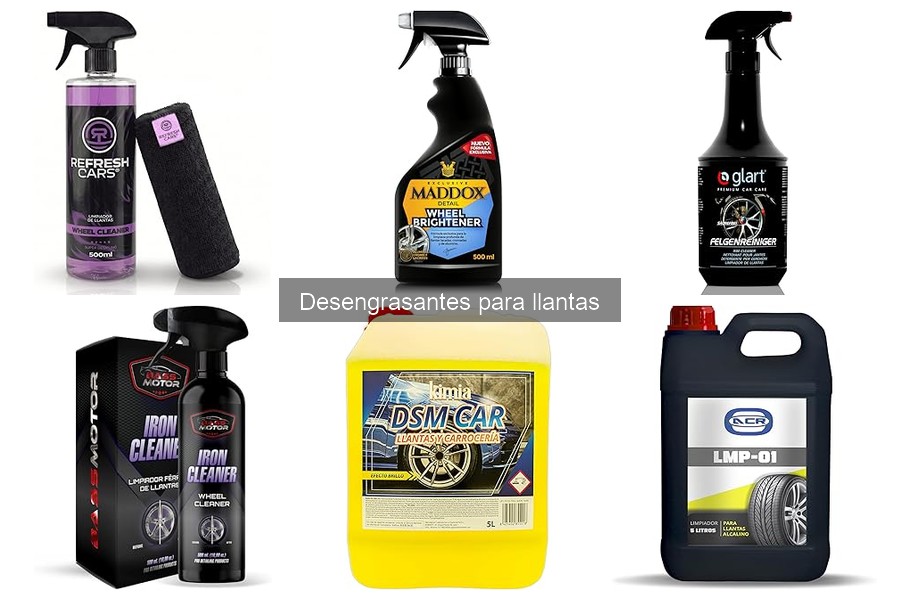 Tipos de desengrasantes para llantas: ¡Elige el mejor!