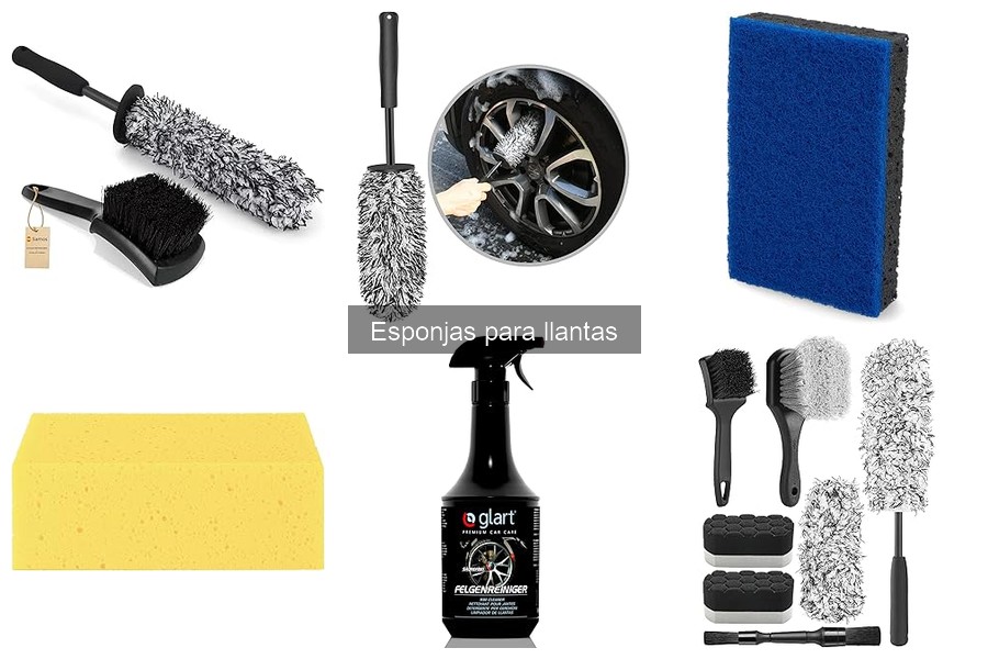 Tipos de esponjas para llantas: características y beneficios
