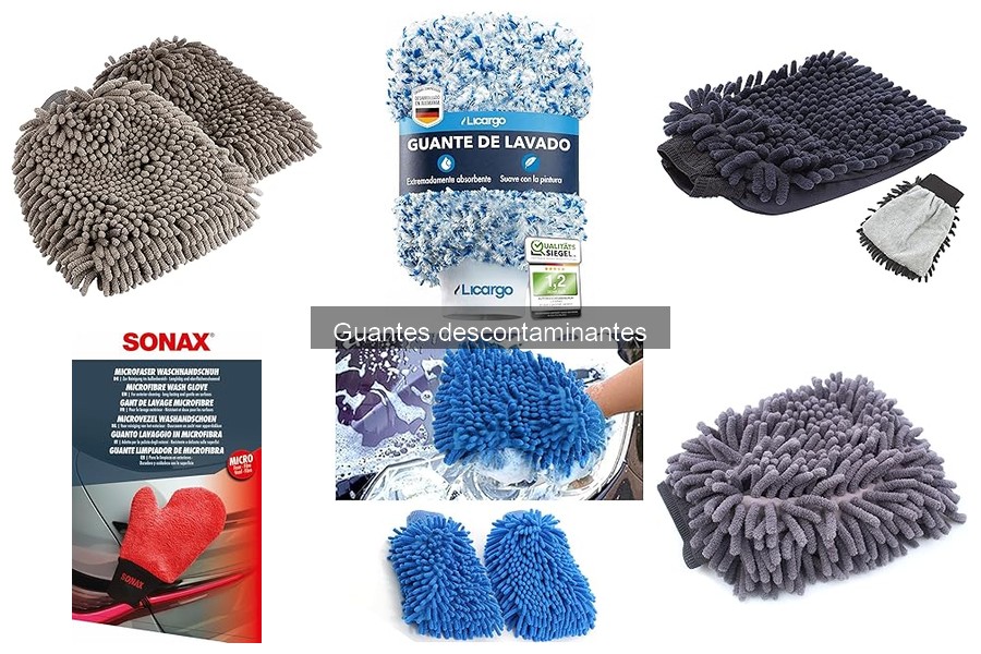 Tipos de guantes descontaminantes y sus usos