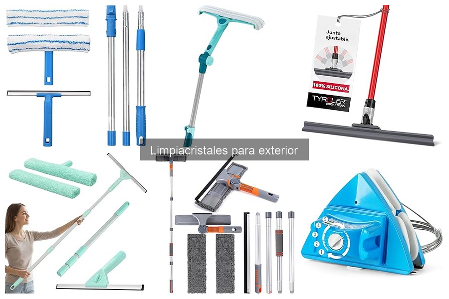 Tipos de limpiacristales para exterior: Guía completa