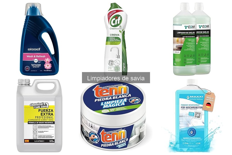 Tipos de Limpiadores de Savia: Características y Usos