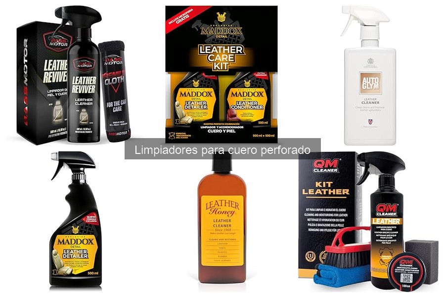 Tipos de Limpiadores para Cuero Perforado: Opciones y Funciones