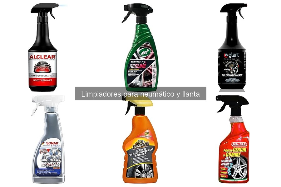 Tipos de limpiadores para neumáticos y llantas: ¡Descubre el mejor!