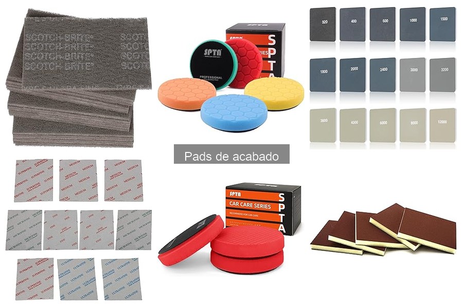 Tipos de Pads de Acabado para Coche: Espuma, Lana y Microfibra