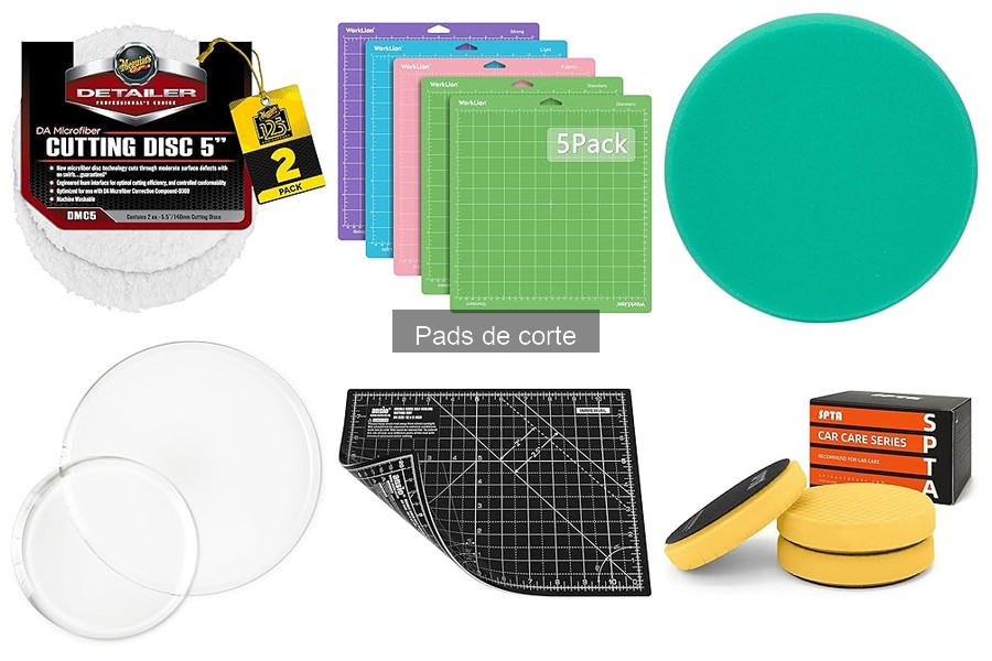 Tipos de pads de corte: características y usos específicos