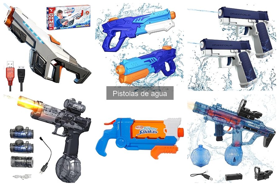 Tipos de pistolas de agua para coches: comparación y uso