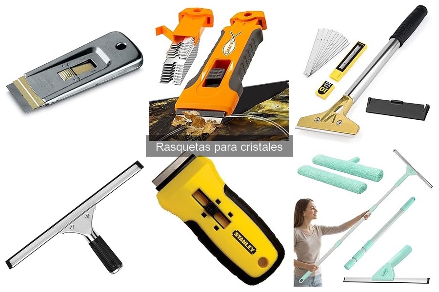 Tipos de rasquetas para cristales: Tu guía completa