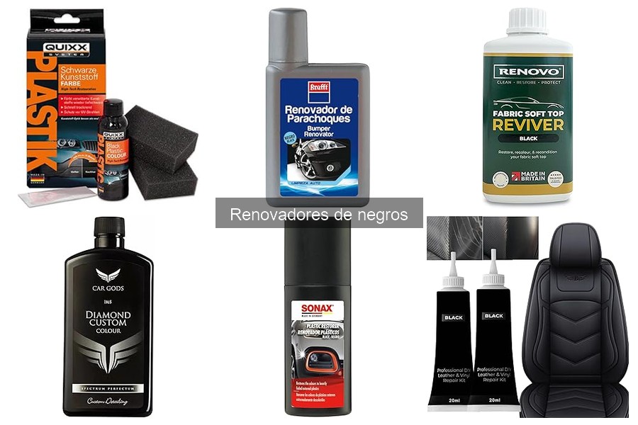 Tipos de renovadores de negros para coche: guía y recomendaciones