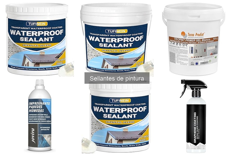 Tipos de sellantes de pintura: guía completa para elegir