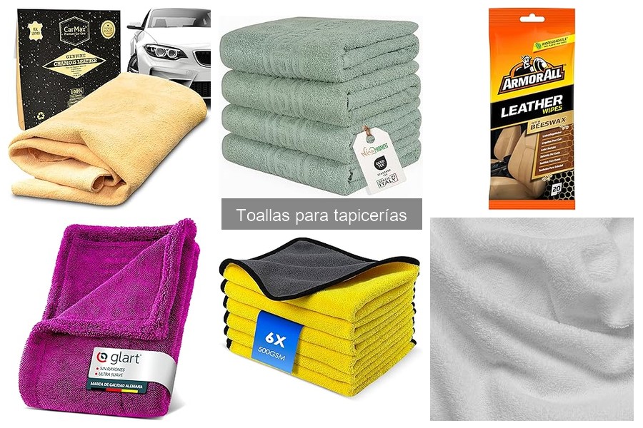 Tipos de toallas para tapicerías y sus mejores usos