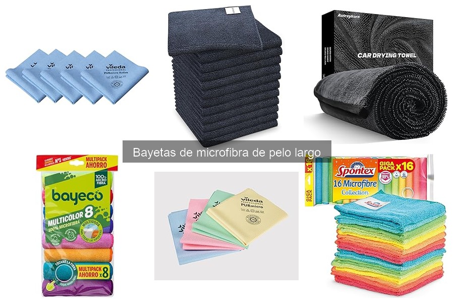 Ventajas de las bayetas de microfibra de pelo largo