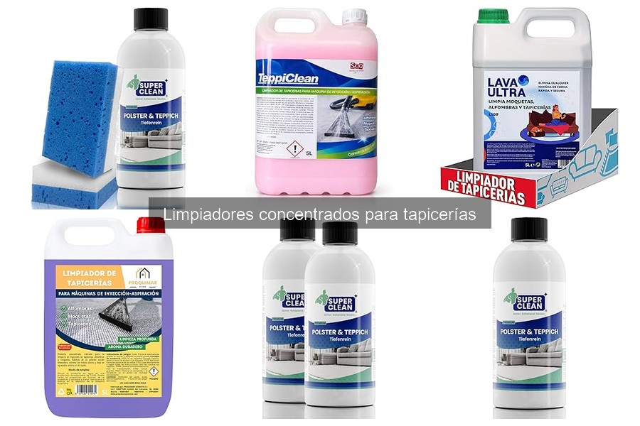 Ventajas de Limpiadores Concentrados para Tapicerías