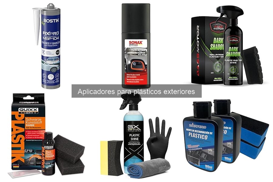 Ventajas de usar aplicadores para plásticos exteriores del coche
