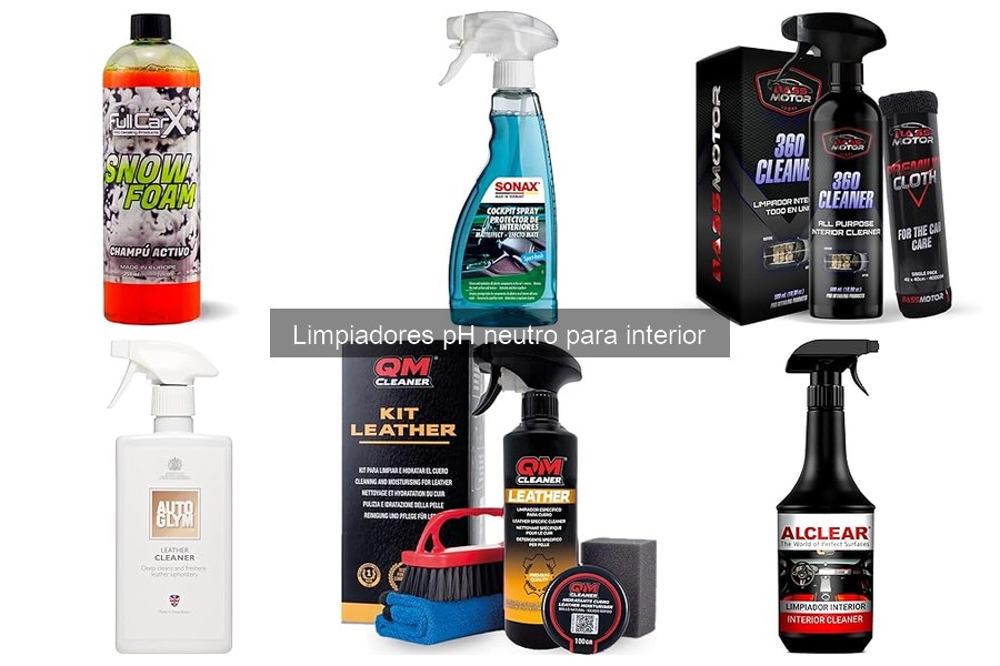 Ventajas de usar limpiadores pH neutro para el interior del coche