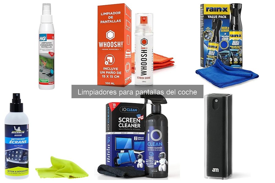 Ventajas y desventajas de limpiadores para pantallas de coche