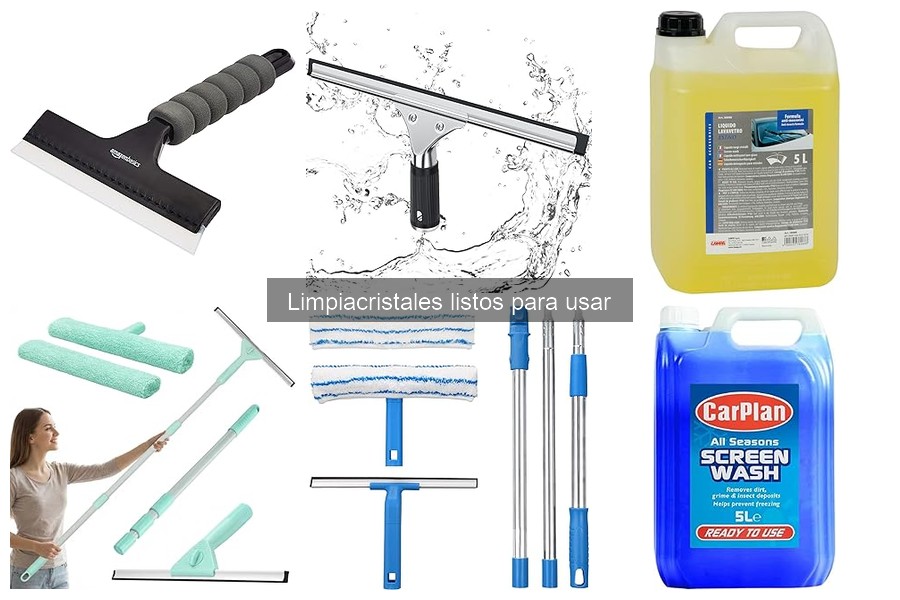 Ventajas y desventajas de los limpiacristales listos para usar