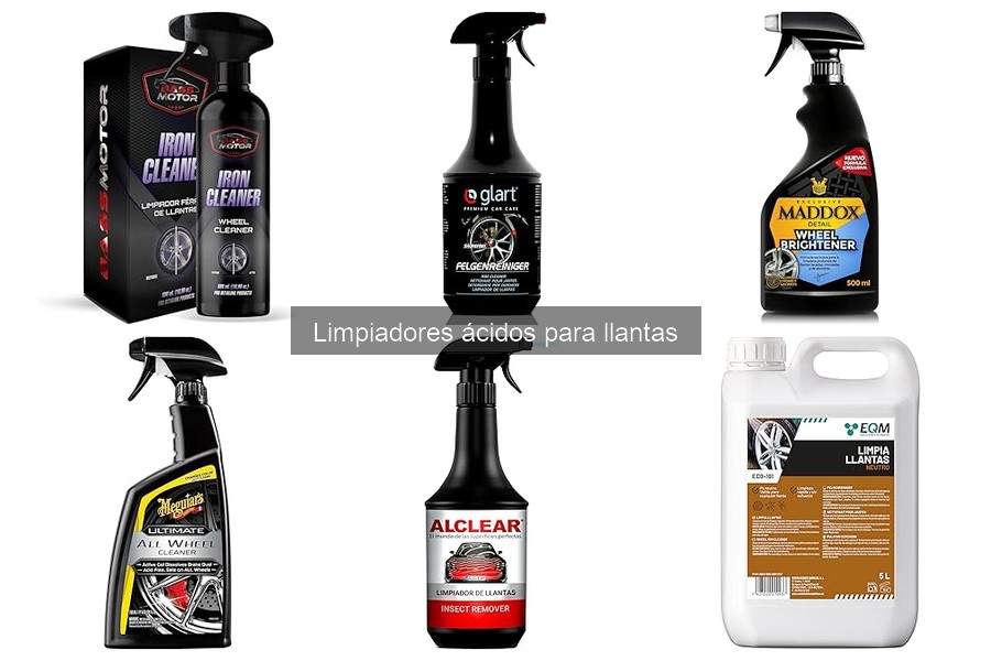 Ventajas y desventajas de los limpiadores ácidos para llantas