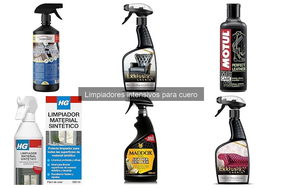 Ventajas y desventajas de los limpiadores intensivos para cuero