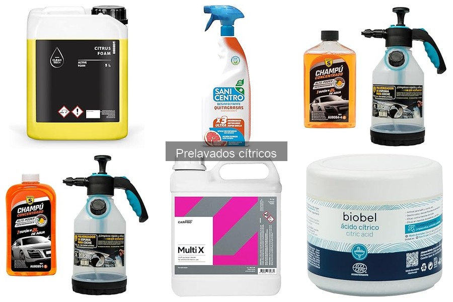 Ventajas y desventajas de los prelavados cítricos para coches