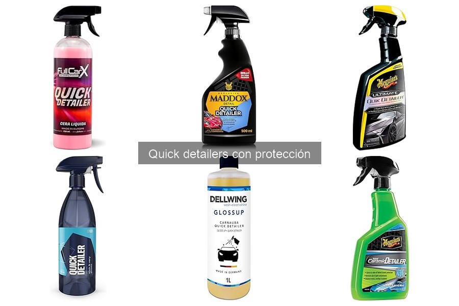 Ventajas y desventajas de los quick detailers con protección