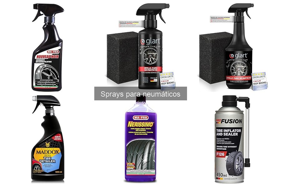 Ventajas y desventajas de los sprays para neumáticos