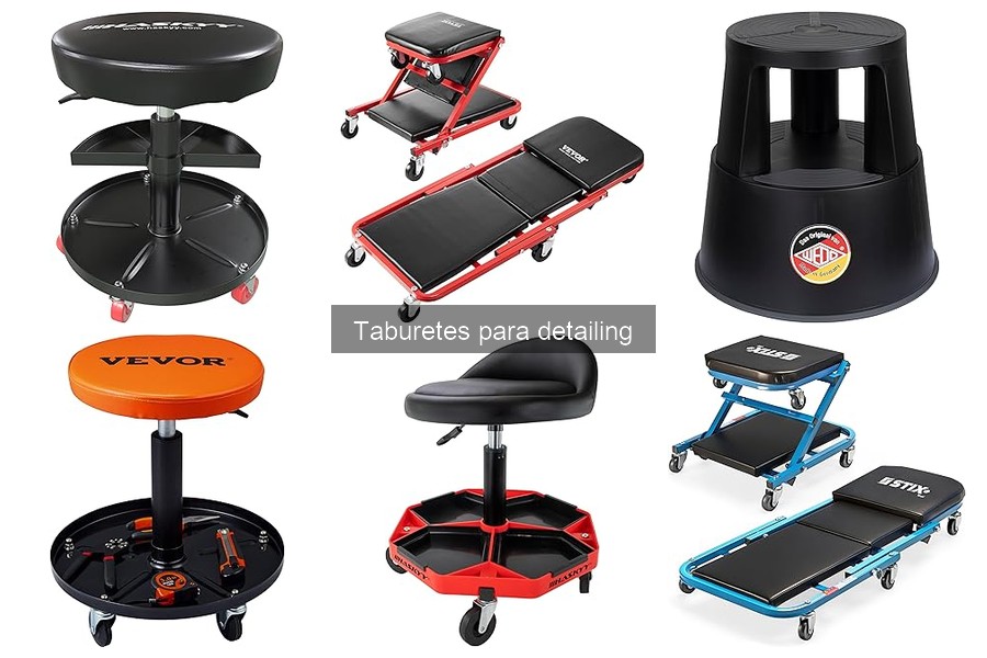 Ventajas y Desventajas de Usar Taburetes para Detailing