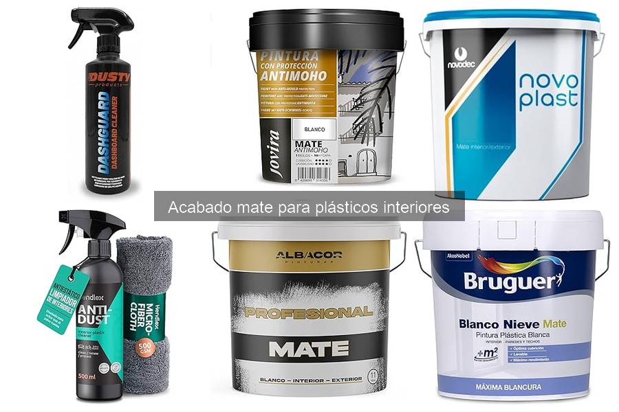 Ventajas y desventajas del acabado mate en plásticos interiores